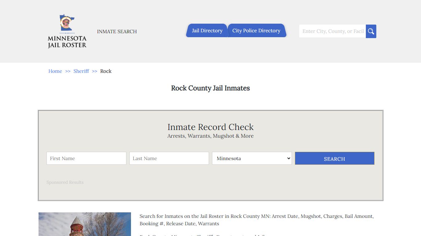 Rock County Jail Inmates | Jail Roster Search